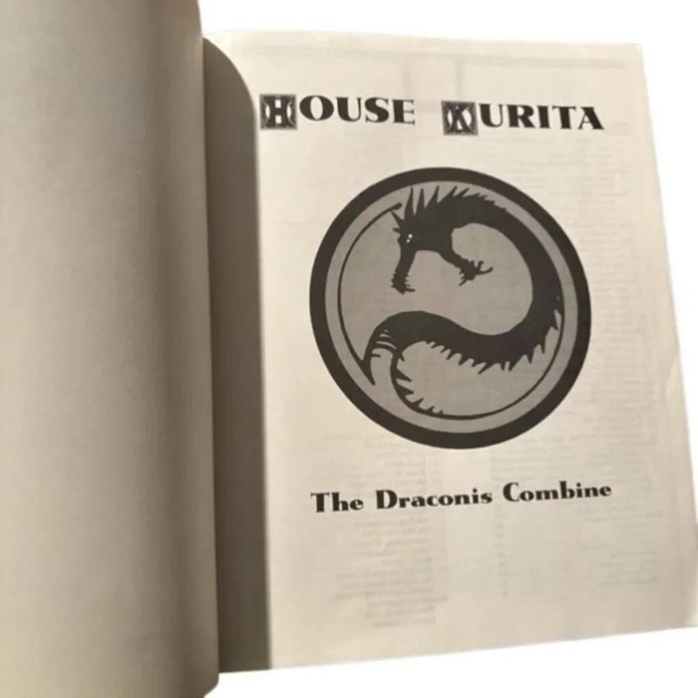 FASA House Kurita #1620 The Draconis Combine Battletech Book